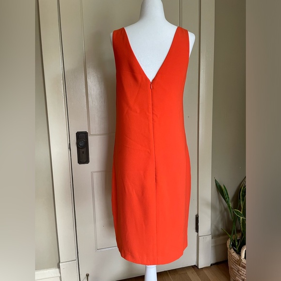 Lauren Ralph Lauren Bright Orange Shift Dress - Picture 9 of 10